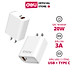 Củ Sạc Nhanh AOKA by Deli 20W Sạc Nhanh Cho Điện Thoại - Siêu Bền Chống Nóng Chống Cháy Nổ hàng chính hãng VS6013