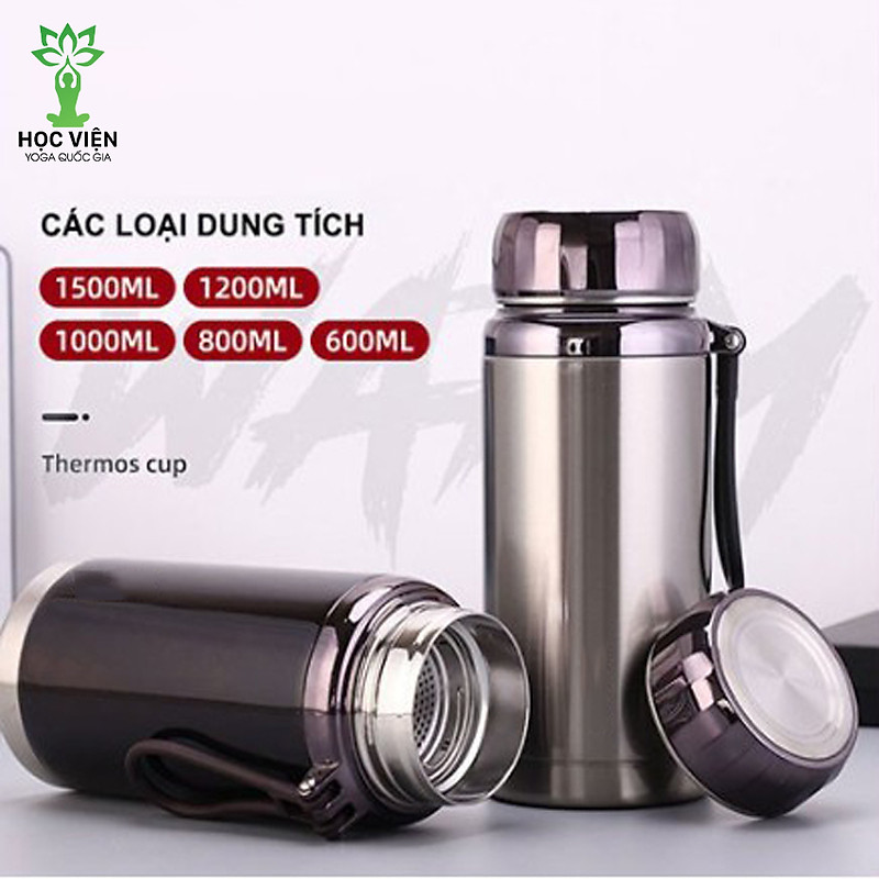 Bình Giữ Nhiệt Kim Cương 1000ml và 1200Ml Inox 304-