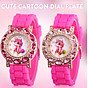Animal dial palte cute design wrist watch fashionable quartz movement adjustable band for kids chidren present gift 3