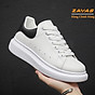 Giày thể thao sneaker nam màu trắng bằng da không tróc thương hiệu ZAVAS - S386 - Hàng chính hãng thumbnail