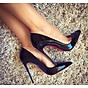 Giày cao gót màu đen 11P thumbnail