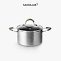 Nồi Lock&Lock Handycook LHD1142 Có Nắp Đậy 14cm - Màu Xám