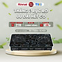 Bếp gas dương Rinnai RV-715Slim-SCH(Zi) mặt bếp kính SCHOTT và kiềng bếp men - Hàng chính hãng.