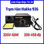Mỏ Hàn Thiếc, Trạm Hàn Hako 936 220V 60W - Điều Chỉnh Nhiệt 200-480°C, Nhỏ Gọn, Lên Nhiệt Nhanh, Bền Bỉ
