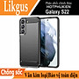 Ốp lưng chống sốc vân kim loại cho Samsung Galaxy S22 / S22 Plus / S22 Ultra hiệu Likgus (bảo vệ toàn diện, chống va đập) - hàng nhập khẩu