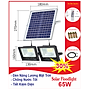 Đèn năng lượng mặt trời 2 bóng, Đèn pha Led năng lượng mặt trời 65w, 120W, 200W, chính hãng sáng 10-12h không tốn điện cảm biến ánh sáng, chống sét, chống nước IP67, vỏ nhôm nguyên khối.