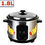 Nồi cơm điện nắp rời 1.8L Ladomax HA-7118 lòng nhôm chống dính, dùng cho 4 - 6 người ăn - Hàng chính hãng
