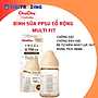 Bình sữa cổ rộng PPSU Multi Fit PPSU Chuchu Baby chính hãng