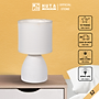 Đèn Ngủ HUTA Light For Life S2 Gốm Sứ Hiện Đại, Decor Trang Trí Phòng Ngủ, Điều Chỉnh Độ Sáng, Đèn Vàng Bóng LED Tiết Kiệm Điện
