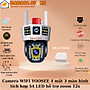 Camera WIFI YooSee 4 mắt 3 màn hình PTZ 10.0MPx - tích hợp 54 đèn LED siêu sáng hỗ trợ đàm thoại 2 chiều, cảnh báo chuyển động - Hàng chính hãng