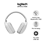 Tai nghe không dây Logitech Zone Vibe 100 nhẹ, với micrô khử tiếng ồn, Tai nghe Bluetooth Đa điểm Tiên tiến, Hoạt động với Teams, Google Meet, Zoom, Mac/PC - Hàng chính hãng