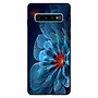 Ốp lưng dành cho Samsung S10 Plus mẫu Mẫu Đơn Xanh Đỏ