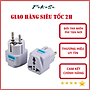 Đầu Chuyển 3 Chấu Thành 2 Chấu Để Sử Dụng Các Loại Ổ Cắm Thông Dụng Ở Việt Nam - Chính Hãng