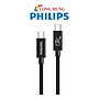 Cáp USB Type-C to Type-C Philips 240W PD3.0 DLC2608 - Hàng chính hãng