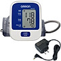 Combo 2 Món - Máy Đo Huyết Áp Bắp Tay Omron HEM 8712 + Adapter Cấp Nguồn Điện Khi Không Dùng Pin (Chính Hãng Omron) - Thương Hiệu Máy Đo Huyết Áp Số 1 Nhật Bản