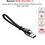 Cáp sạc ngắn cho iPhone/iPad/iPod Baseus Nimble 2A 23cm - Hàng Chính Hãng