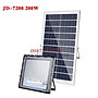 Đèn Pha Chống Lóa Cao Cấp Năng Lượng Mặt Trời mã JD-7200 Công Suất 200W - Khung Nhôm nguyên khối