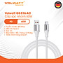 Cáp sạc nhanh 60W Volwatt GE-S16-AC hàng chính hãng | Cáp USB-A to Type-C, truyền dữ liệu 480Mbps, dây bện – BH 12 tháng
