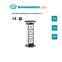 Ổ cắm âm bàn đảo đa năng Sinoamigo STP-1S (3 ổ điện đa năng, 2 ổ sạc USB 5V-2A) hàng nhập khẩu chính hãng