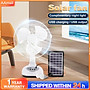 Quạt Năng Lượng Mặt Trời 12/16 inch,3 tốc độ,USB/sạc bằng năng lượng mặt trời, HÀNG CHÍNH HÃNG, BẢO HÀNH 12 THÁNG