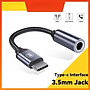 Cáp USB Type C to 3.5mm cao cấp - Hàng Chính Hãng XOA