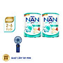 Bộ 2 lon Sữa bột Nestlé NAN OPTIPRO PLUS 4 800g/lon với 5HMO Giúp tiêu hóa tốt