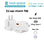 Củ sạc nhanh ip chuẩn PD 20W Rockspace T86 ổn định không nóng hàng chính hãng bảo hành 12 tháng bảo hành 1 đổi 1