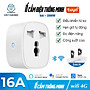 Ổ Cắm Điện Wifi Thông Minh 16A, 3500W - Chức Năng Hẹn Giờ, Điều Khiển Từ Xa, Đo Điện Năng Tiêu Thụ, Google & Alexa