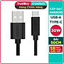 Dây Cáp Sạc Điện Thoại USB to USB Type C 30W Dài 0.5M Đến 2M CHOETECH AC0001/AC0002/AC0003 - Hàng Chính Hãng