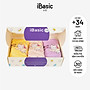 Hộp 3 quần lót bé gái cotton boyshort hoạ tiết iBasic PANG020