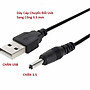 Cáp sạc cáp nguồn DC 5V USB to 3.5mm Dây nguồn 1 đầu USB ra đầu tròn cỡ trung 3.5mm - Hàng Nhập Khẩu