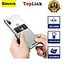 Ốp Lưng Đựng Thẻ Siêu Mỏng Gắn Lưng Điện Thoại Silicon 3M-Chính Hãng Baseus