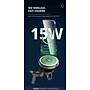 Bộ sạc Oto Wiwu Magentic Wireless Car Charger CH-309 Xoay 360 Độ, Hấp Phụ Từ Tính Mạnh, Sạc Nhanh - Hàng Chính Hãng