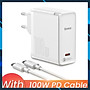 Bộ sạc siêu nhanh Baseus GaN2 Fast Charger 1C 100W (GaN2 Technology, QC5.0/QC4.0/PD3.0/ PPS Multi Quick Charge Protocol Support) - Hàng chính hãng
