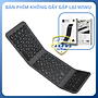 Bàn Phím Bluetooth Gập Gọn hiệu Wi WU FMK-05 – Kết Nối Nhanh V5.2, Kèm Túi Đựng & Giá Đỡ, Pin 40 Giờ – Hàng Nhập Khẩu