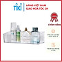 Kệ dán tường trong suốt HOKORI nhựa VIỆT NHẬT cao cấp - Đựng gia vị, đồ phòng tắm, khách, ngủ - Hàng chính hãng