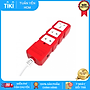 Ổ Cắm Công Suất Lớn Điện Quang ĐQ ESKHP 3RW 2m ( 3 Lỗ, Màu Đỏ Trắng, Dây 2m)