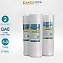 Lõi Lọc Nước Số 2 Kanzo - GAC/OCB Than Hoạt Tính- Hàng Chính Hãng