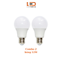 COMBO 2 Bóng đèn LED bulb tròn LEDGOES 12W