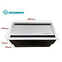 Hộp ổ cắm âm bàn họp đa năng nắp mở quay hai chiều  Sinoamigo STS-7S/4F – Hàng nhập khẩu chính hãng
