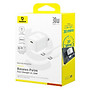 Bộ sạc nhanh nhỏ gọn Baseus Palm 1C 30W Kèm cáp C to C 60w dài 1M - Hàng chính hãng
