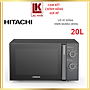 Lò vi sóng Hitachi HMR-M2002, dung tích 20L, màu đen, 700W, 5 mức công suất - Hàng chính hãng