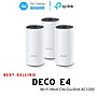 Bộ Phát Wifi Mesh Băng Tần Kép TP-Link Deco E4 AC1200 MU-MIMO (3-pack) - Hàng Chính Hãng