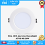 Đèn LED âm trần Downlight AT04 10W Rạng Đông lỗ khoét D90 ánh sáng 6500K - Hàng chính hãng