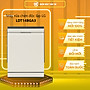 Máy rửa bát chén LG LDT14BGA3 - Sức chứa 14 bộ chén đĩa - 10 chế độ rửa đa dạng - Hàng chính hãng