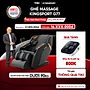 Ghế massage KINGSPORT G77 New màu sắc hiện đại, tích hợp điều khiển bằng giọng nói, khung ghế rộng rãi và thoải mái