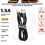 Cáp sạc nhanh truyền dữ liệu tốc độ cao Baseus Cafule Ln cho 6/7/8/X/11/12/13 siêu bền 1.5A dài 2m - Hàng nhập khẩu