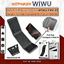 Bàn phím gấp gọn di động không dây bluetooth V5.2 tích hợp trackpad & phím số WIWU FMK-05 - Nhỏ gọn, mỏng nhẹ, phím tắt thông minh, hỗ trợ Androids & iOS, gõ thoải mái cho iPad cho iPhone, máy tính bảng, cho macbook, laptop - hàng nhập khẩu
