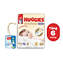 Miếng lót sơ sinh Huggies Skin Perfect NB1 64+6 miếng với 2 vùng thấm giảm kích ứng da