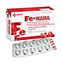 Viên sắt, acid folic, DHA, vitamin & khoáng chất Fe-NANA - Hộp 20 viên